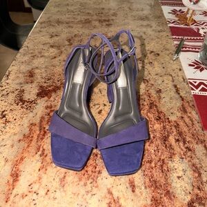 Franco Sarto Purple Heeled Sandals size 7 never worn